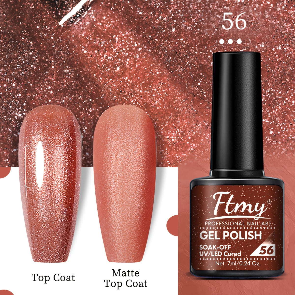 Women Gel Nail Polish Strong Bright Colors Long-Lasting