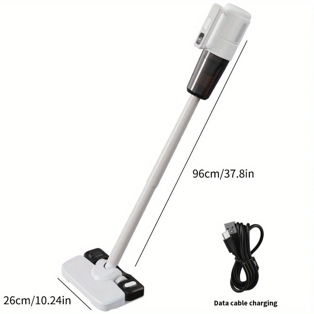 6000mAh quvvatlanadigan batareyali qo'l vakuum tozalagich, USB zaryadlash bilan 5-in-1 portativ chang tozalagich, 45dB shovqinsiz ishlash, 6.5KPa so'rish kuchi, avtomobil, uy, ofis va uy hayvonlari uchun mos