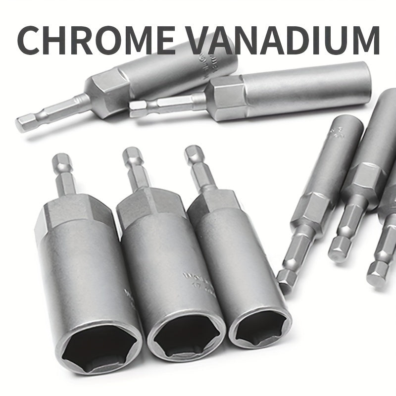 Набор глубоких головок 30 мм из хромованадиевой стали, расширенный шестигранный ключ, немагнитный