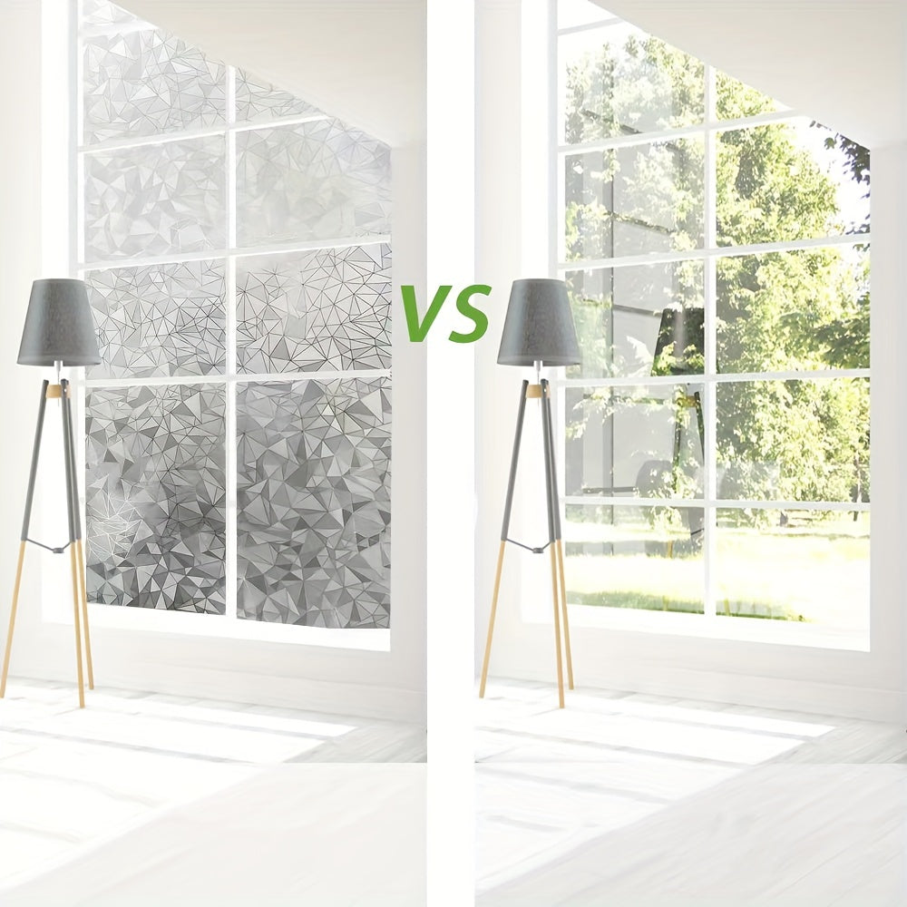 Adhesivo de película de vidrio para privacidad y decoración, esmerilado, 36x72 pulgadas