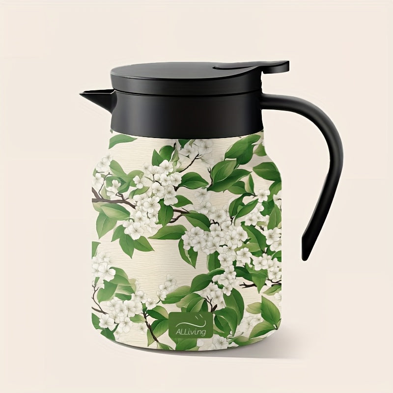 Flower Themed Stainless Steel Tea Infuser with High Capacity for White Tea