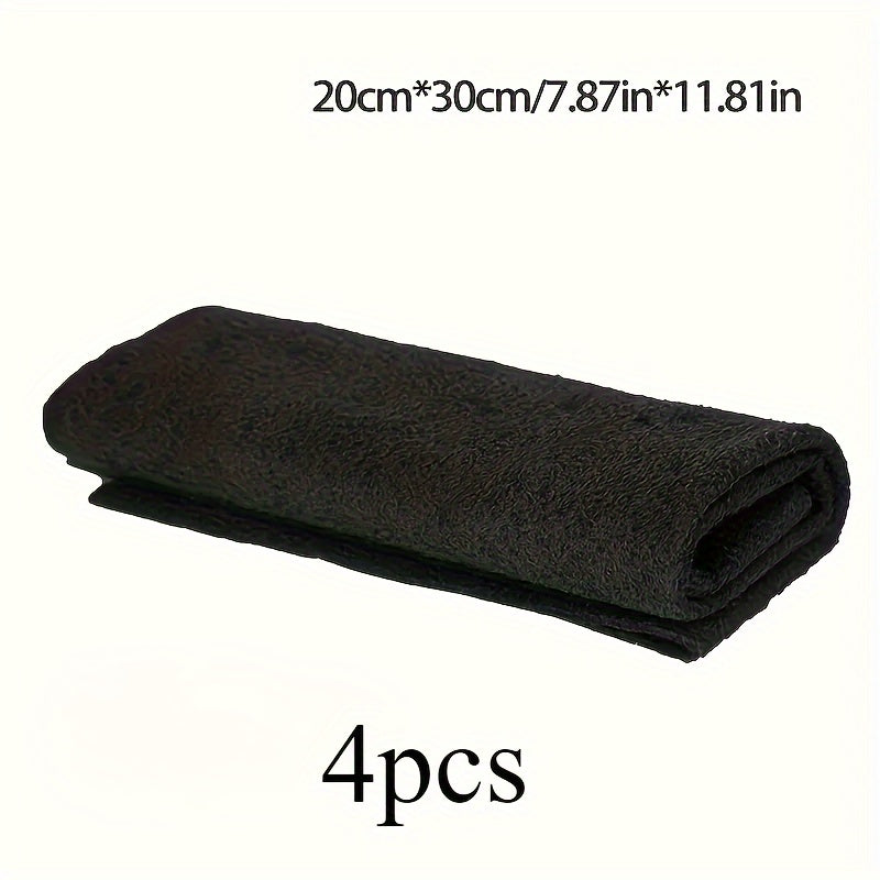 Набор из 4 микрофибровых салфеток для очистки окон, зеркал и поверхностей