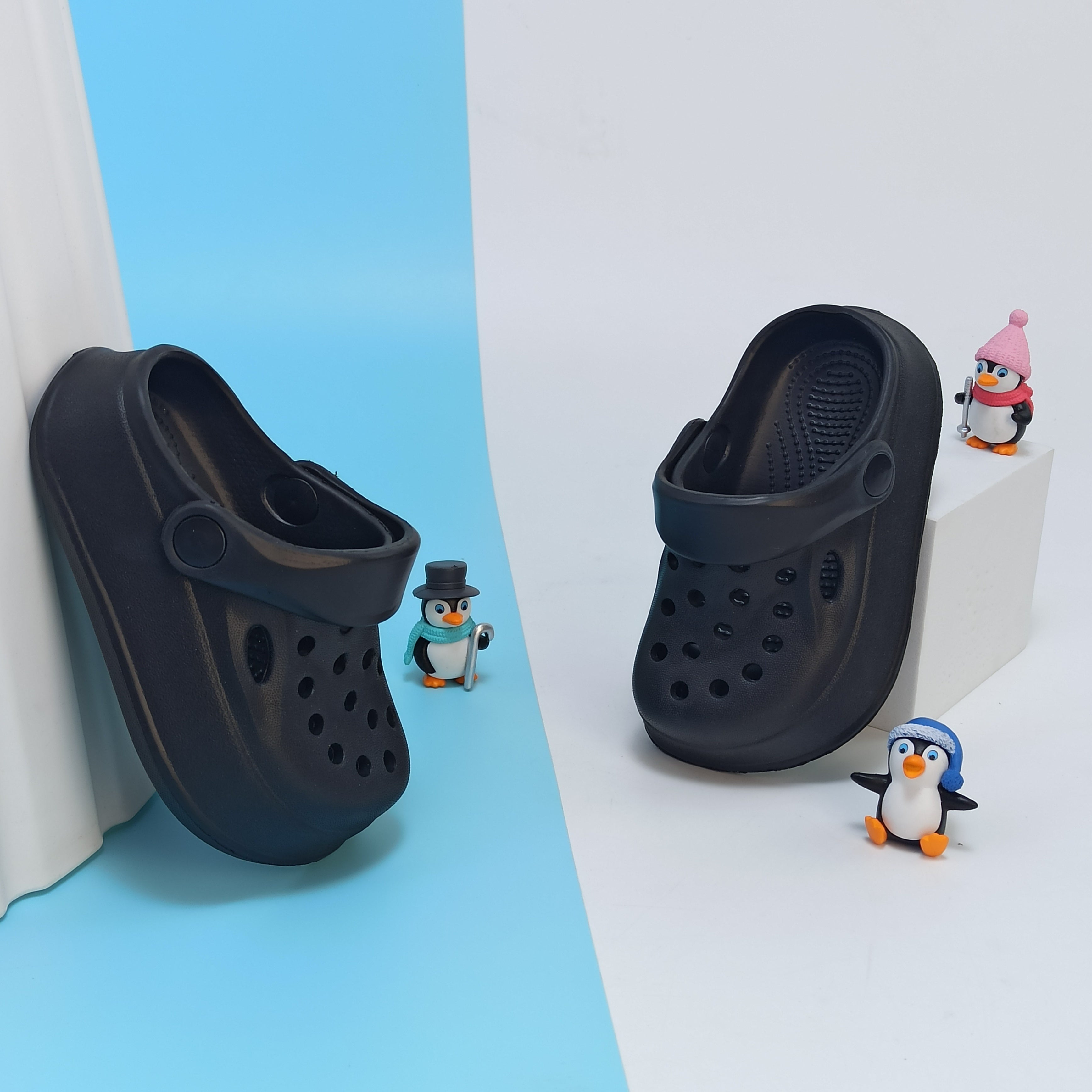 Sandalias casual de EVA para niños, para verano, playa y uso al aire libre, de caña baja, antideslizantes, punta redonda