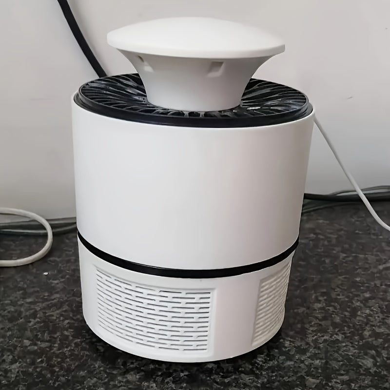 Черная USB-лампа-отпугиватель комаров с низким уровнем шума, автоматическая, безопасная для использования внутри помещений, для детей и пожилых