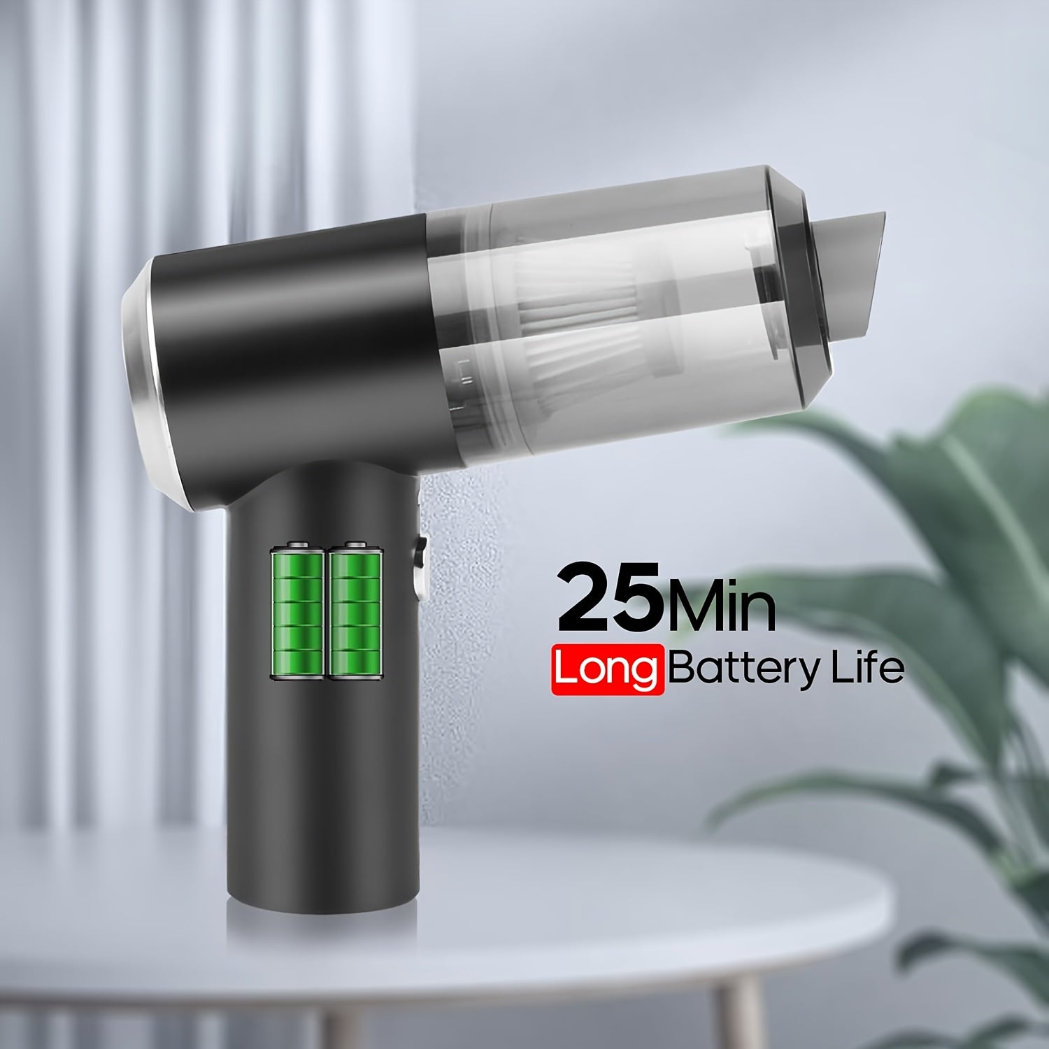 Portable Cordless Vacuum Cleaner Car Home Lightweight Strong Suction