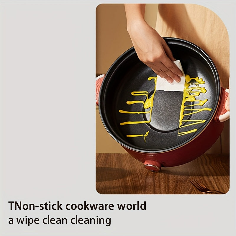 Katta hajmli ko‘p funksiyali elektr taom pishirish qozoni, yopishmaydigan keramika ichki qismi va to‘kilishni oldini oluvchi dizayni bilan. Yotoqxona, uylar, RVlar va tashqi foydalanish uchun ideal.