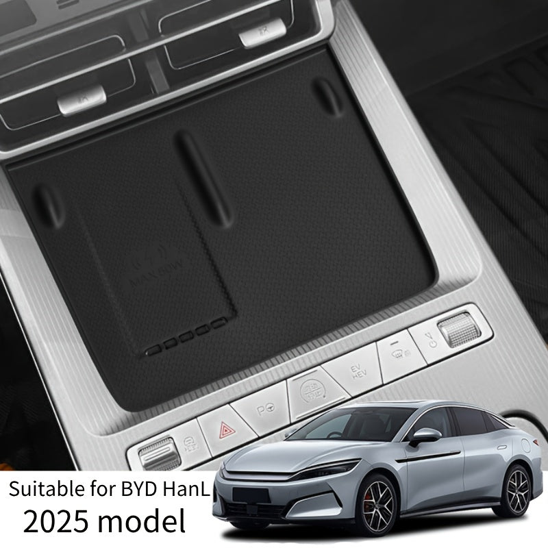 Silicone Dashboard Mat for 25 BYD Han L Car Interior Anti-Slip Protector