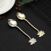 Set of 6 Tropical Coconut Palm Metal Coffee Stirring Spoons for Dining Bar Gift