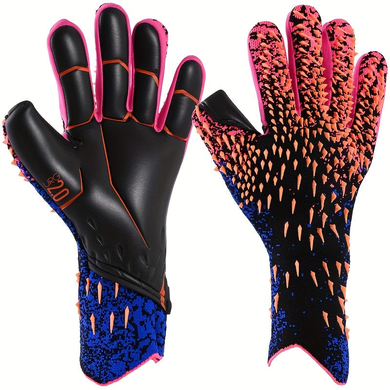 Soccer Goalkeeper Gloves for Men Women Youth with Giga Latex 4mm Grip Palm Protection Size 6-10