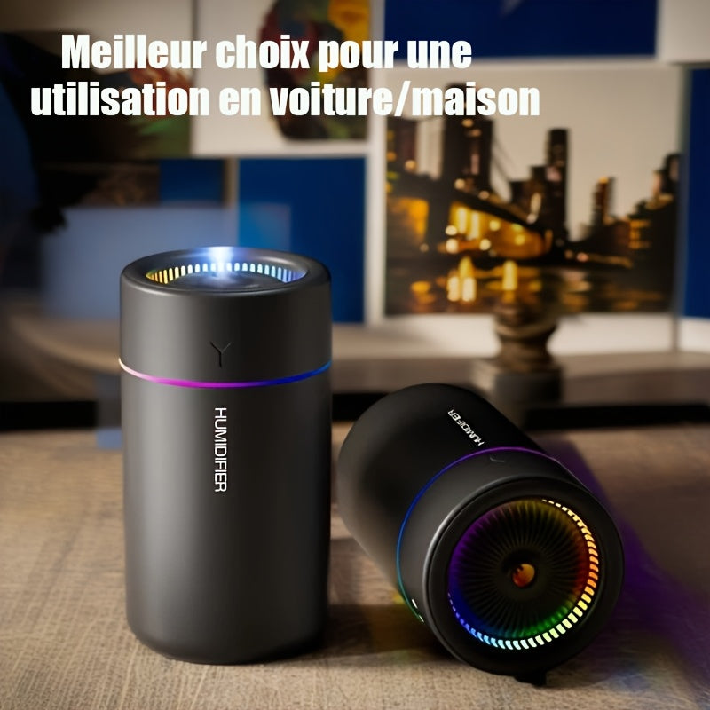 2 ta paket Ultrasonik Diffuzor Namlagich va Kechqurun chiroq bilan Sovuq Bug'