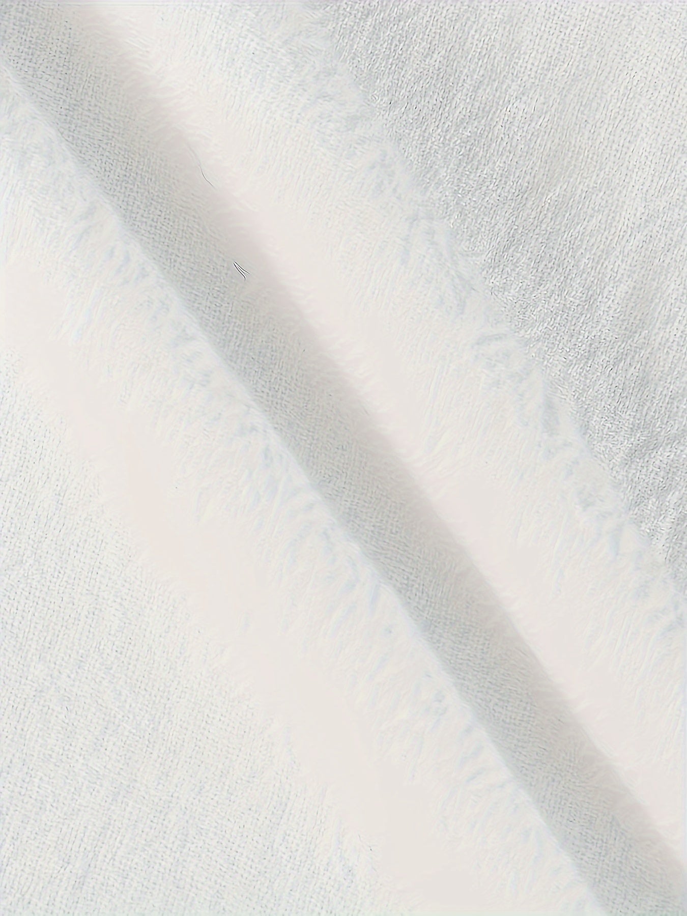 Plus Size Women's White Dandelion Print Casual Pants Elastic Waist Loose Fit