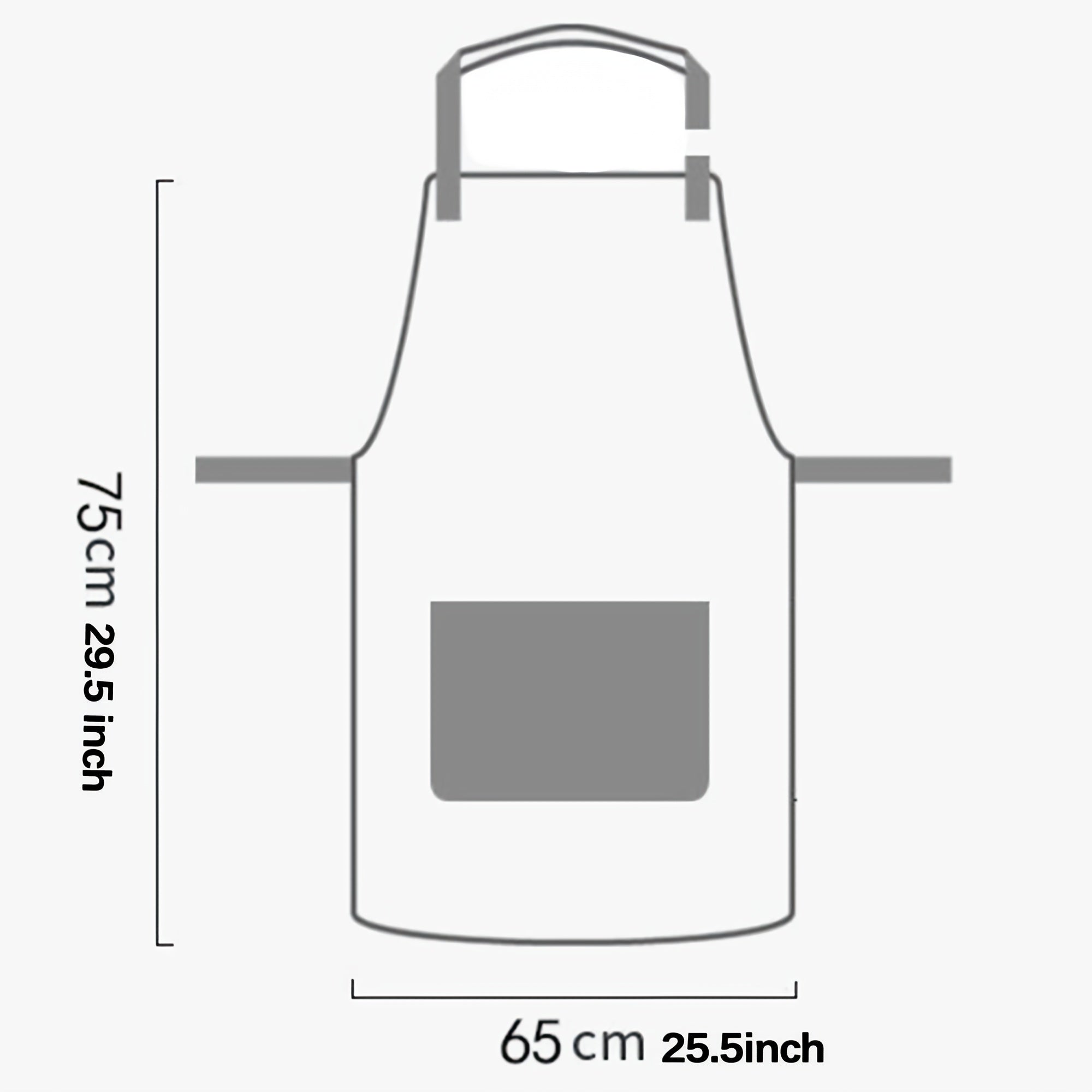 Adjustable Waterproof Apron with Large Pocket for Cooking and Baking Unisex