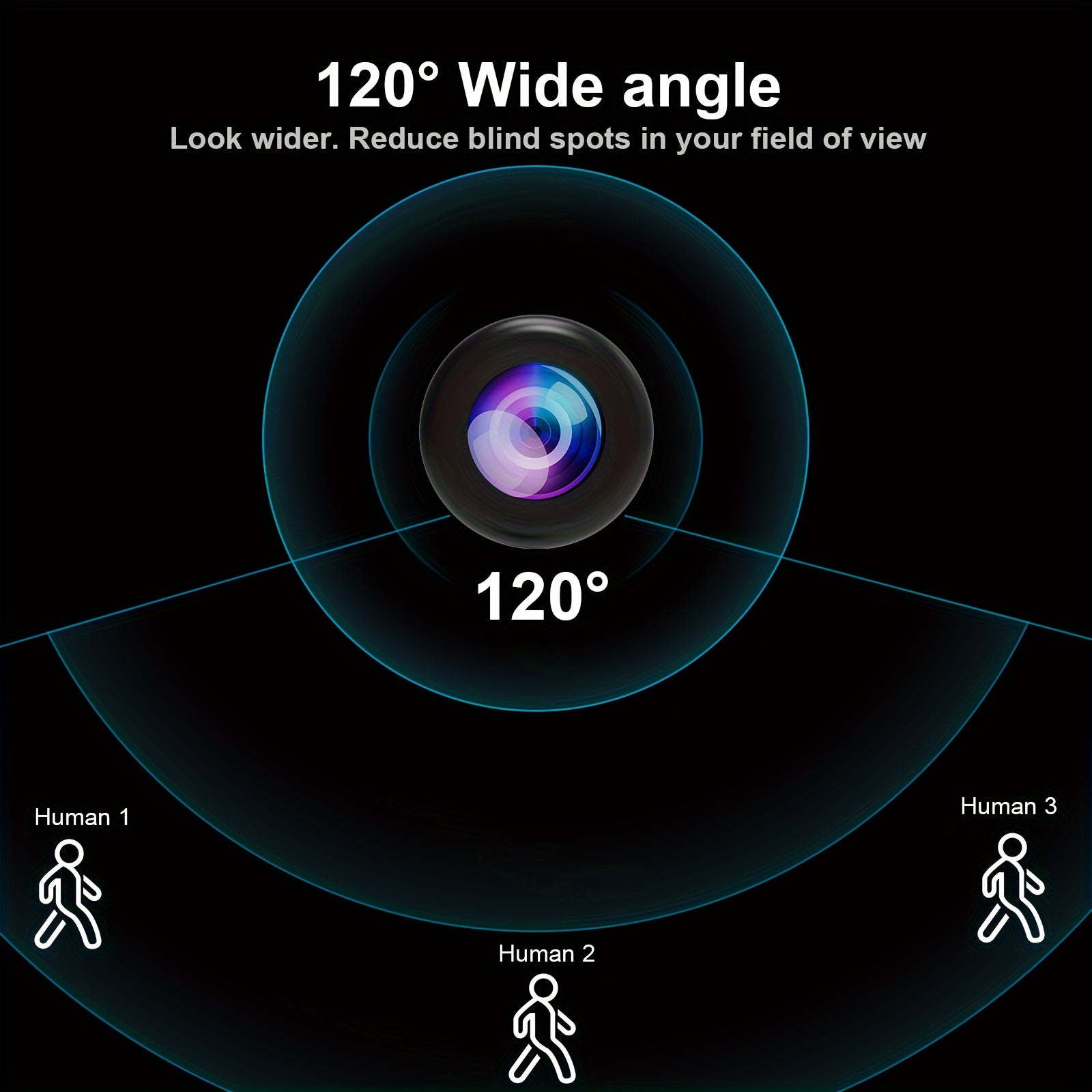 HD WiFi Security Camera with Motion Detection Wide-Angle 1080p Remote Control