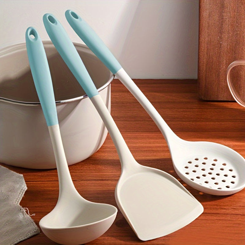 Silicone Cookware Set Spatula and Ladle Non-Stick Heat Resistant Kitchen Utensils
