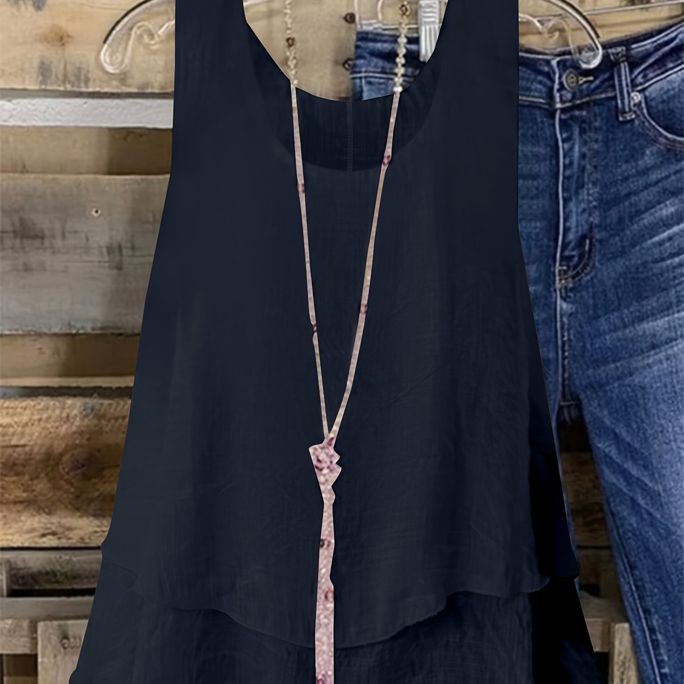 Элегантная топ без рукавов для женщин больших размеров, розовый, дышащий хлопок, повседневный и официальный стиль