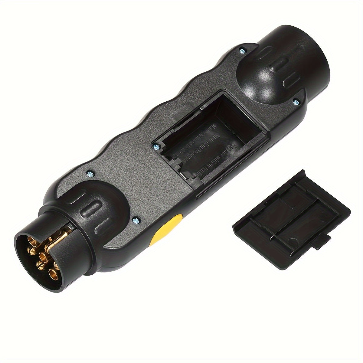 Probador de remolque enchufe 12V 7-pines adaptador de conector europeo ABS para autocaravanas