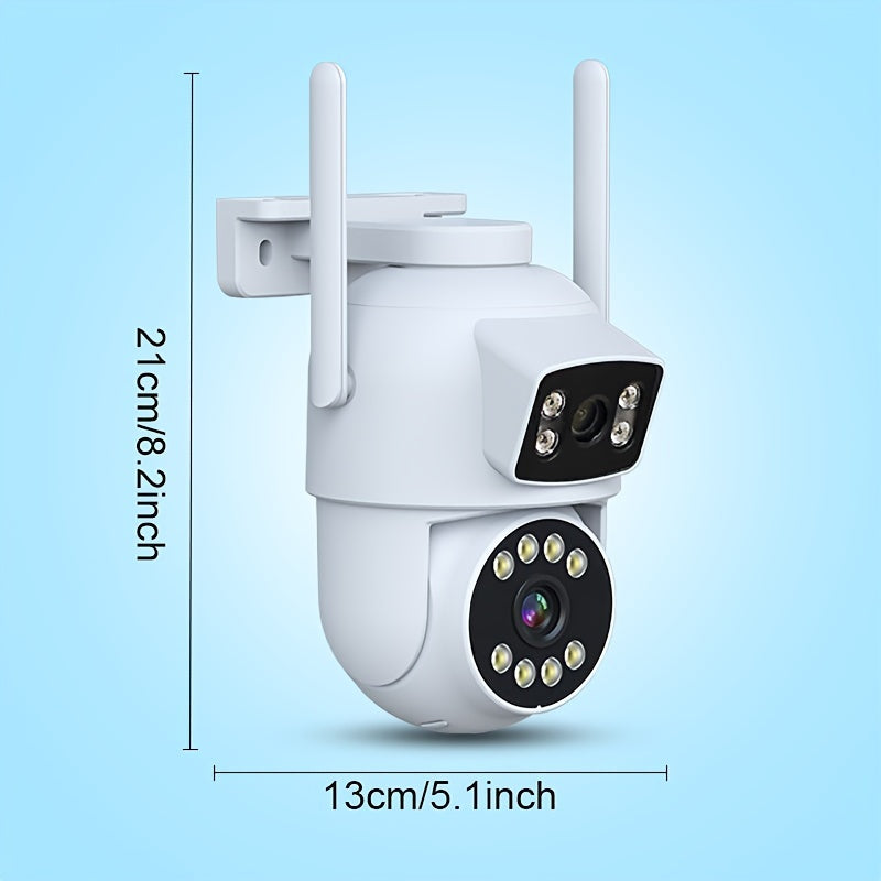 1080p WiFi Indoor Security Camera with Pan Tilt Night Vision Two-Way Audio Remote Viewing