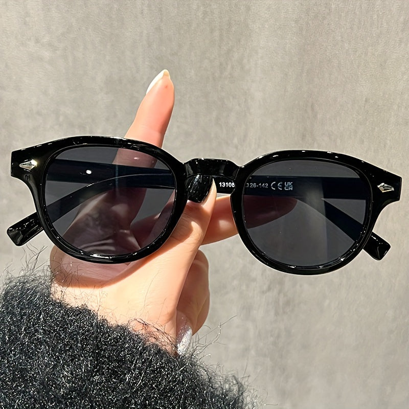 Mushukko'z moda ko'zoynaklari retro tortoiseshell anti-chiroyli dumaloq ramka kichik rang-barang linzalar partiyalar uchun