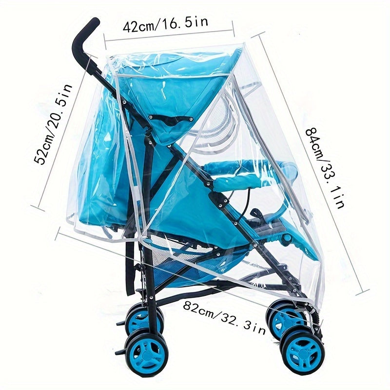 Cubierta de lluvia para carritos y cochecitos, parabrisas, paraguas, impermeable, cubierta para lluvia