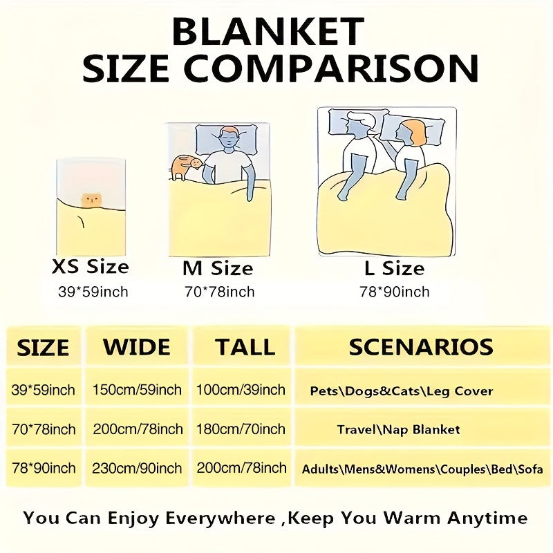 Черное винтажное фланелевое плед - мягкое, уютное и дружелюбное к коже плед для всех сезонов с активной печатью, изготовлено из 100% полиэстера, 200-250 г/м² - идеально подходит для путешествий и домашнего декора