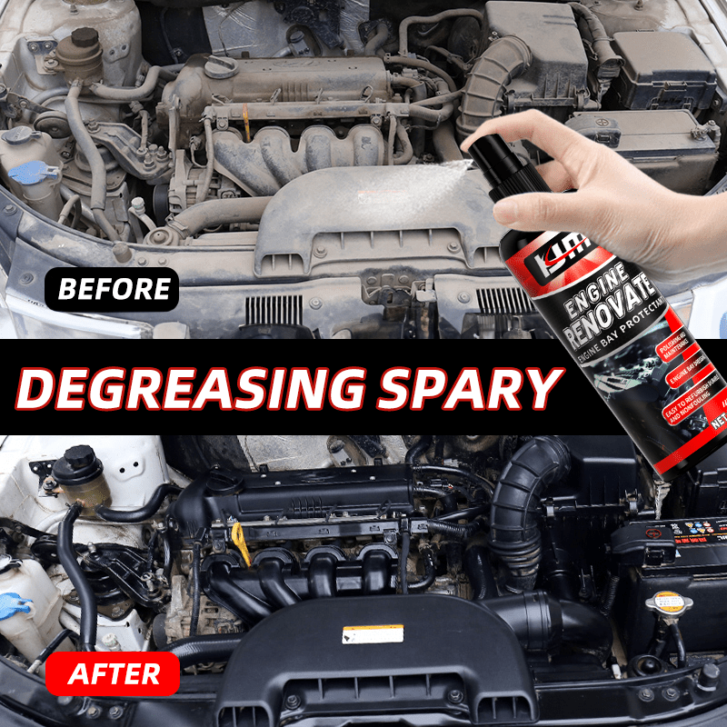 Automotive Engine Compartment Refurbishment Kit 100ml Protective Coating and Degreaser