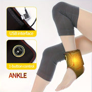 Portable Electric Foot Warmer with 3 Massage Settings and Smart Temperature Control