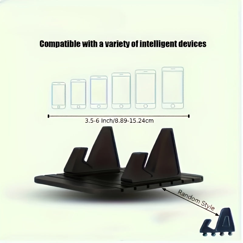 Silicone Avtomobil Paneli Telefon Qoʻllab-quvvatlovchi Qattiq Boʻlmagan Stol uchun Smartfonlar