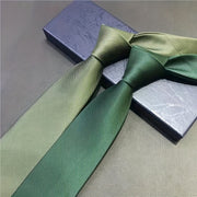 Men's Green Skinny Necktie 8cm Formal Business Dress Accessory