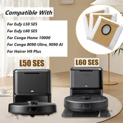 Set of 10 Vacuum Cleaner Dust Bags for Home Use, Sturdy Fabric, Fits Multiple Models