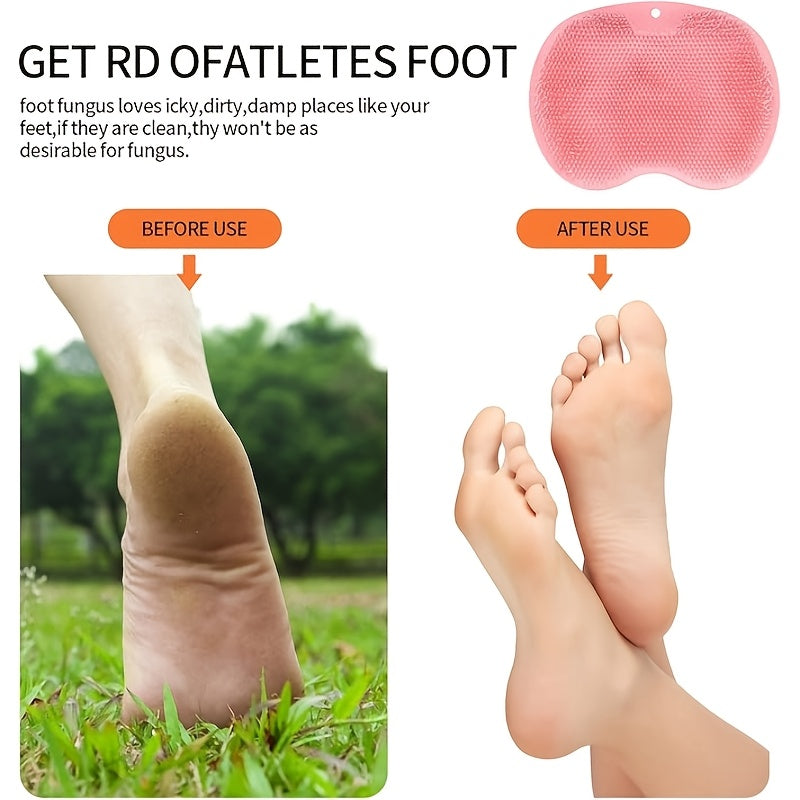 4 ta oyoq spa skrubber matolari to'plami - so'kmasdan oyoq massaj qiluvchi, vakuumli stakanlar bilan, dushda oyoq vannasi skrubberlari, oyoq tozalovchi massaj padlari - zaruriy hammom aksessuarlar