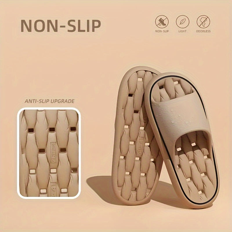 Uniseks EVA yostiqli slaydlar yengil, tez quriydigan, sirpanmaydigan dush slaydlar