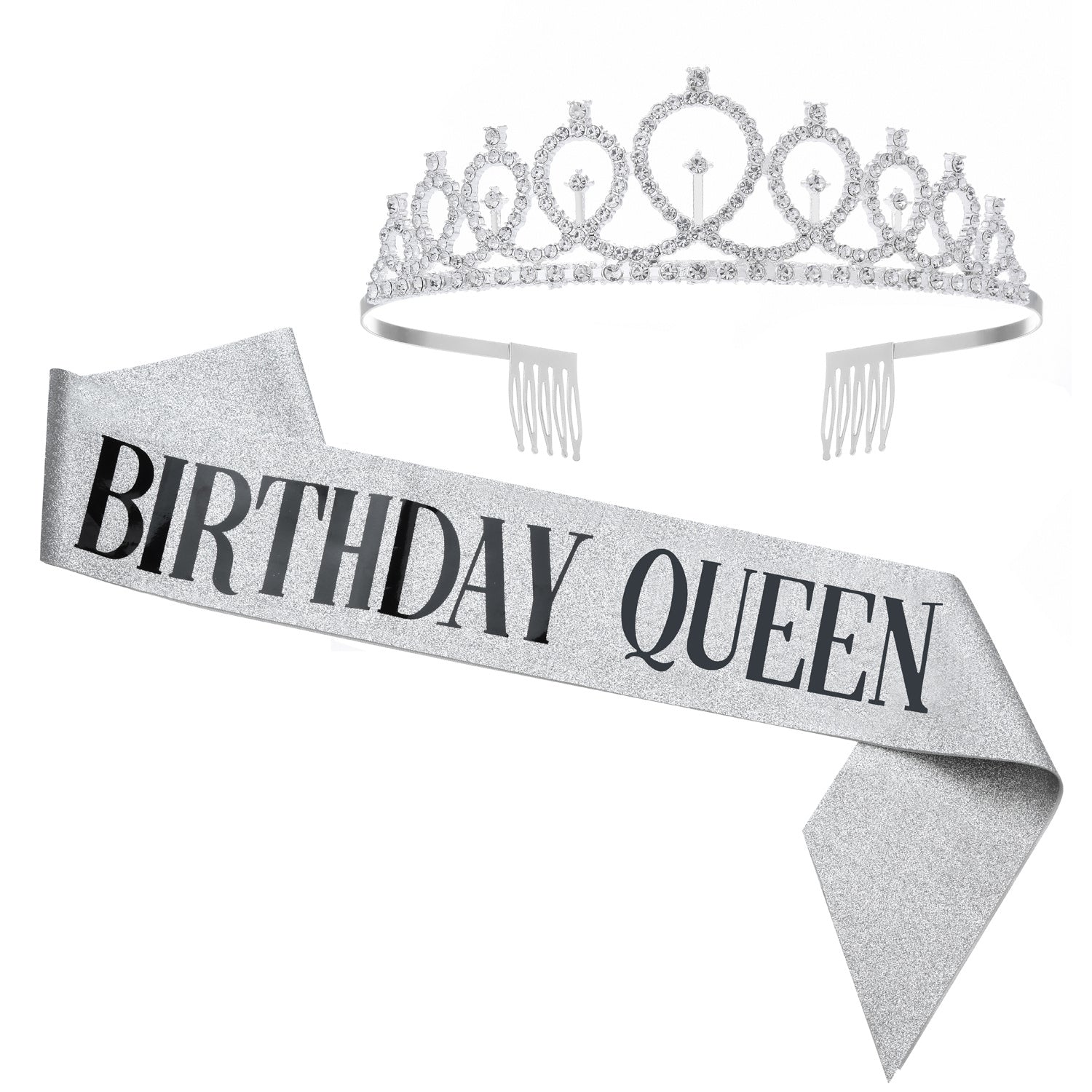 Bolalar tug'ilgan kunlari uchun taxt taxti va sochiq bilan bosh bandlar to'plami, yelka kamar va soch taqilishi etiketi