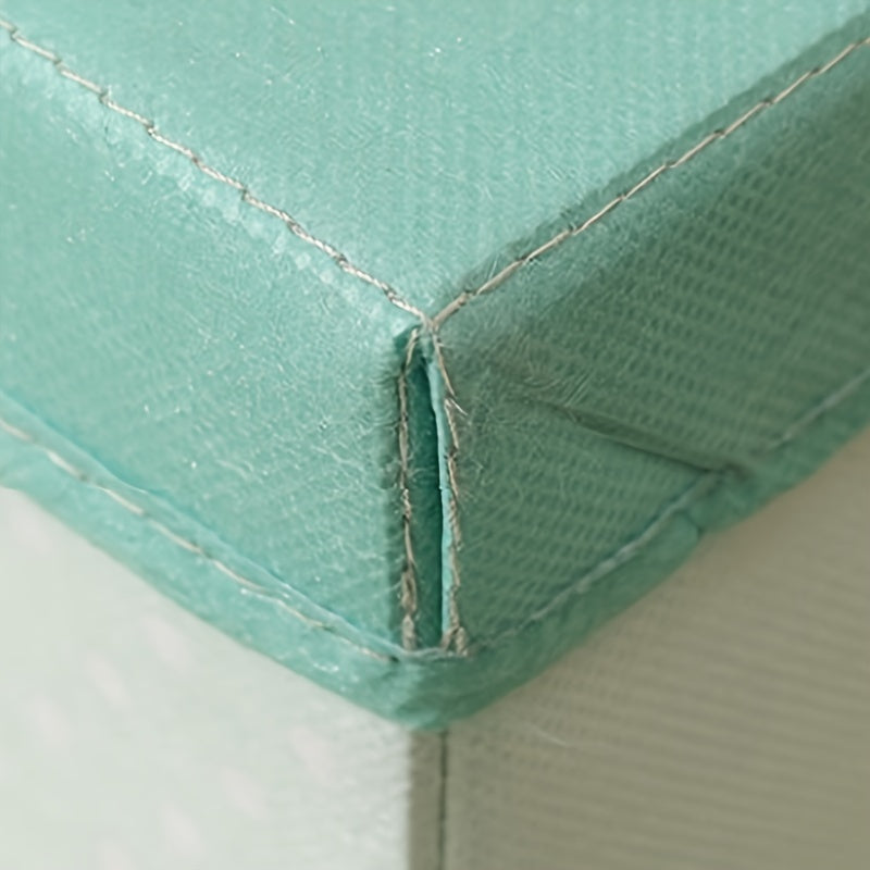 Large Capacity Fabric Storage Box with Lid Cartoon Bear Dog Dustproof Organizer for Clothes Quilts