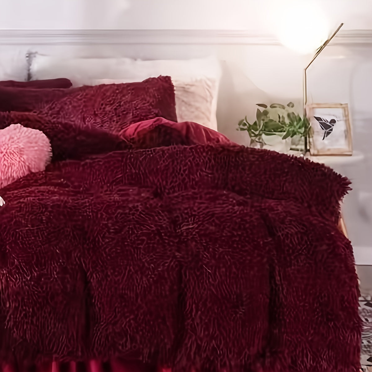 Space Themed Duvet Cover Set with Pillowcases Soft Polyester All-Season Bedding Christmas Gift 3 Pieces