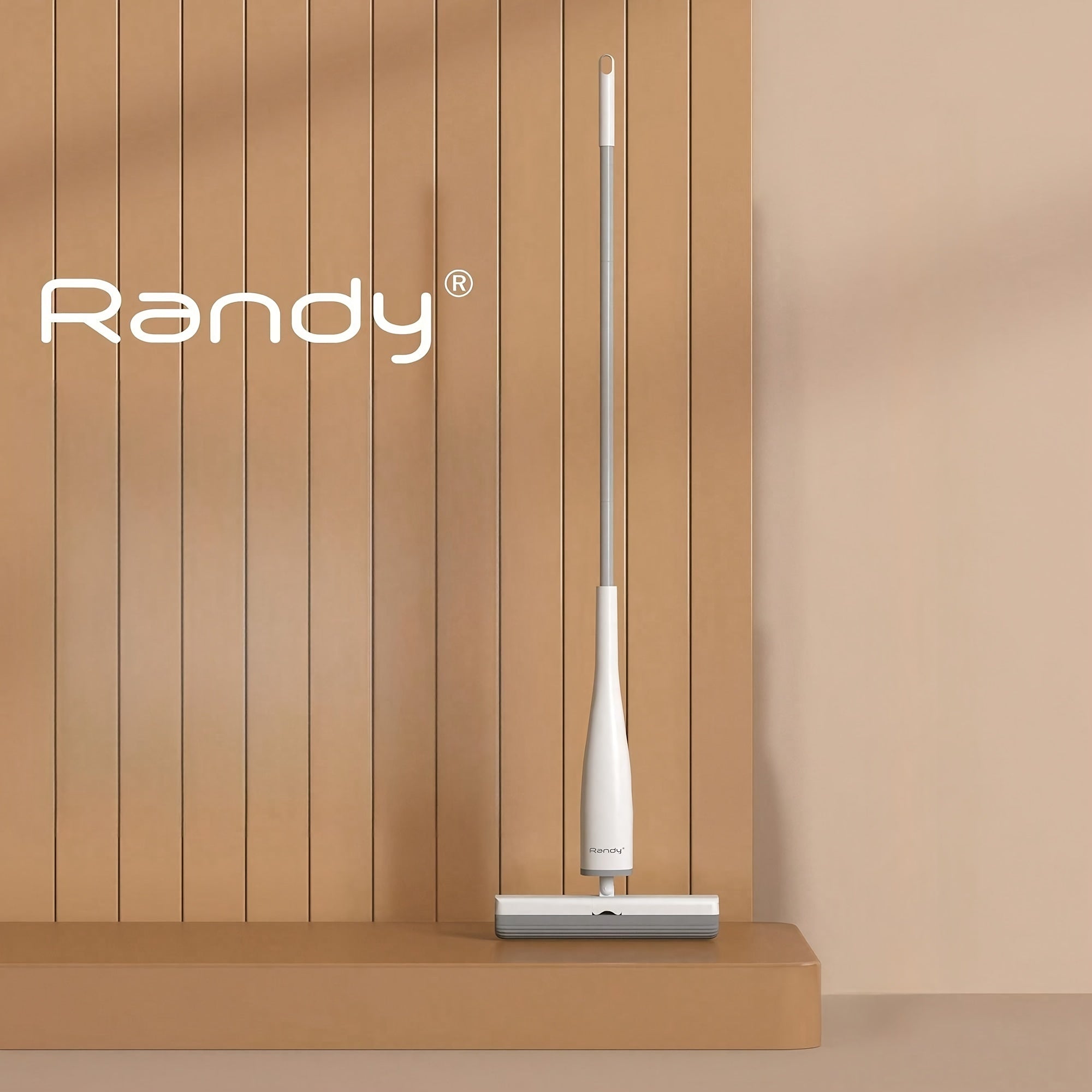 Multi-Functional Stainless Steel Dual-Action Rotating Mop for Wet Dry Cleaning