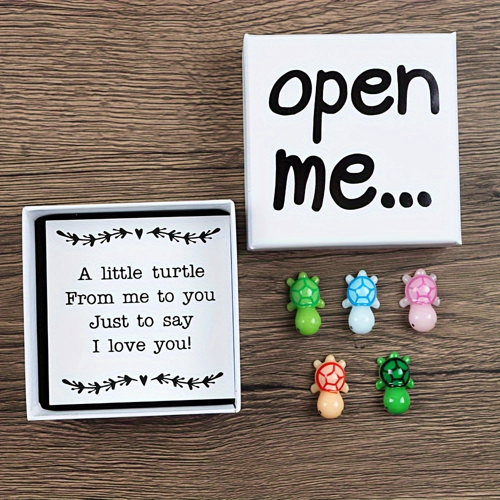 Zargarlik va hunarmandchilik uchun 5 ta kichik toshbaqa charm to'plami