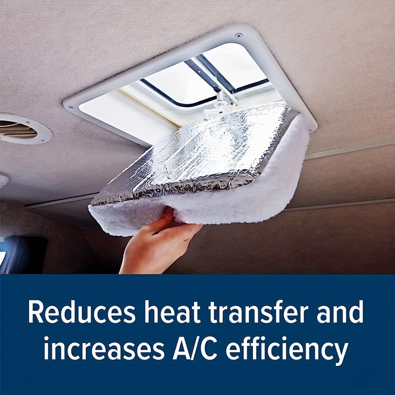 RV Vent Insulator and Skylight Cover Reflective Surface for 14x14/22 Inch Vents