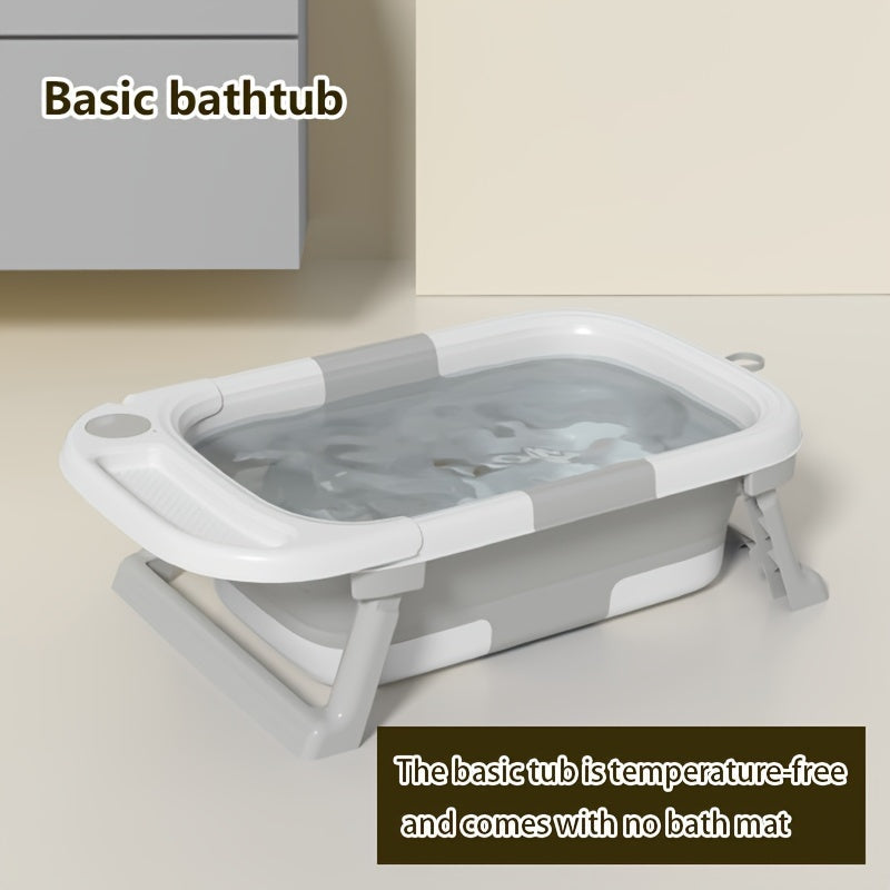 Collapsible Bathtub for Home with Spacious Design and Temperature Sensing