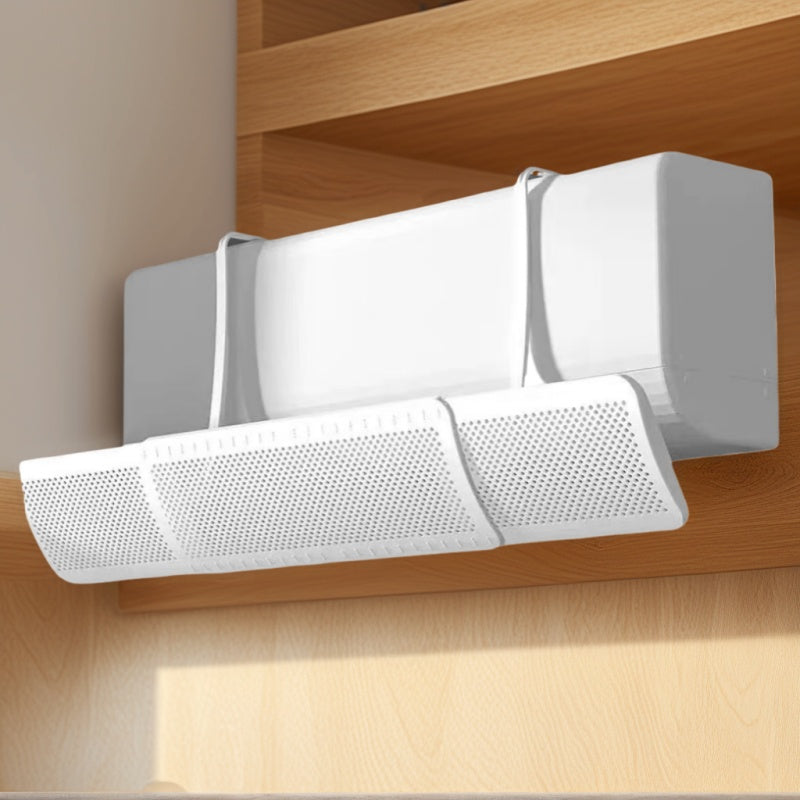 Deflector de aire acondicionado de plástico para salas de estar, oficinas y tiendas. Instalación fácil
