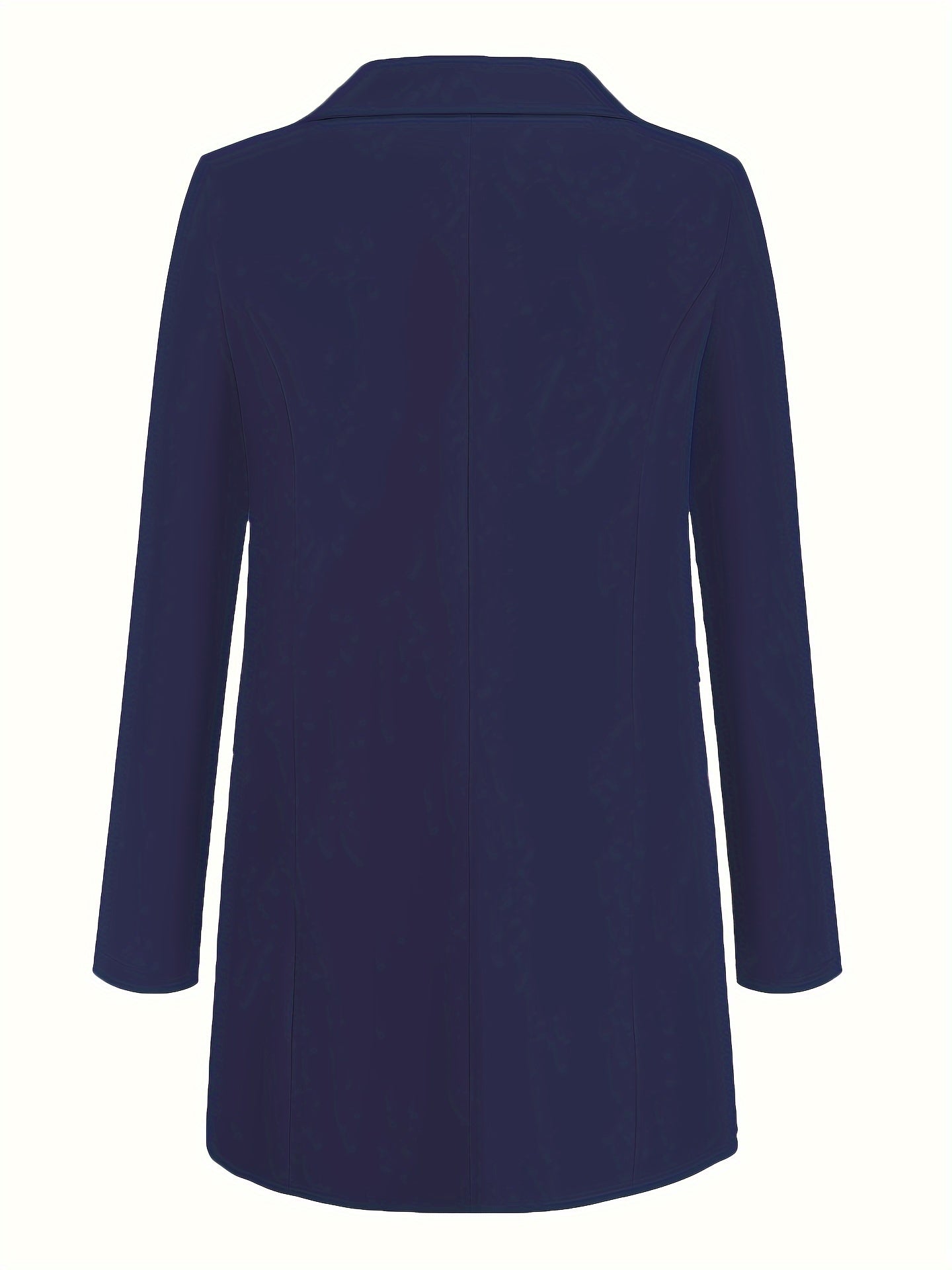 Women's Solid Color Polyester Blazer Long Sleeve Casual Office Wear Spring Summer Fall