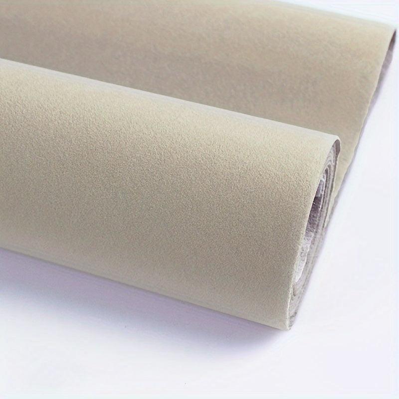 Self-Adhesive Velvet Felt Sticker Roll 1.2mm Black Red Gray Decorative Fabric for DIY Crafts Jewelry Boxes Car Interior