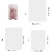 100 Pieces Disposable Plastic Tea Filter Bags with Drawstring for Loose Leaf Herbs and Spices