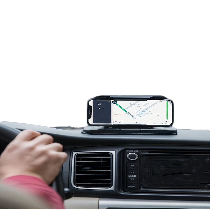 Soporte universal para coche para teléfono y tableta para consola central con orientación de pantalla ajustable