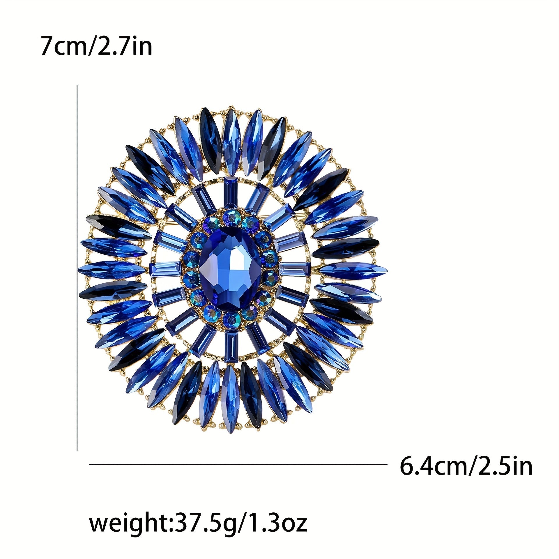 Роскошная красная кристаллическая брошь с маркезитными формами - стильный и уверенный модный аксессуар для женщин