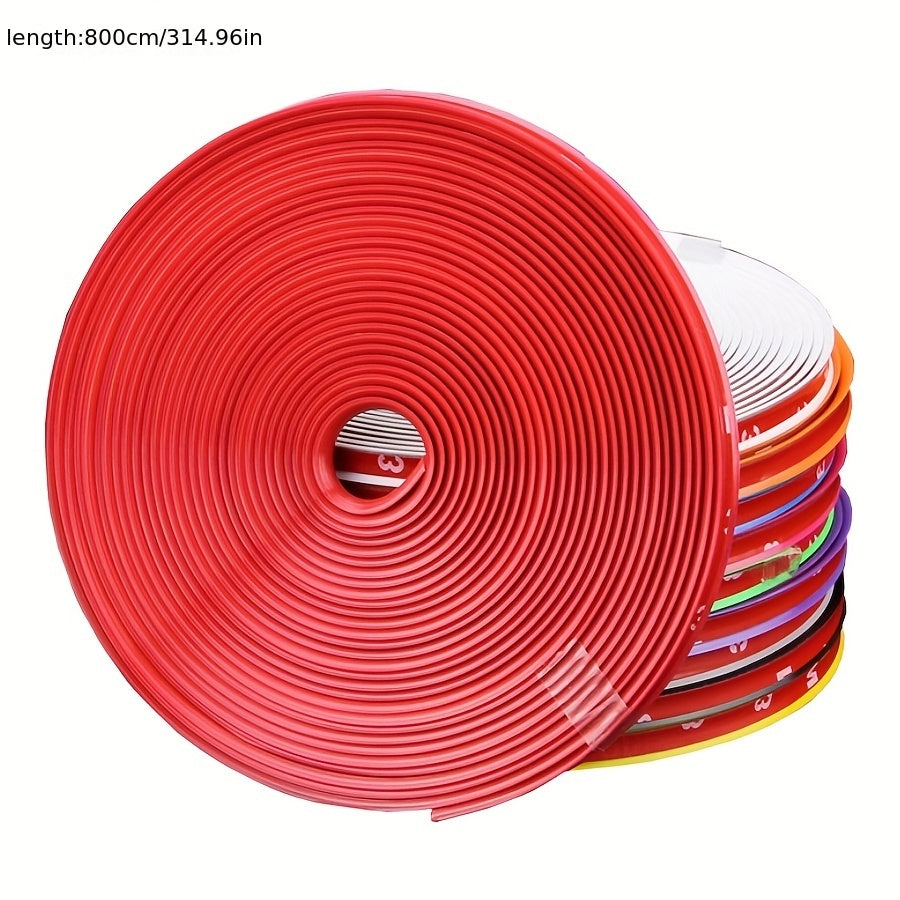 Car Vehicle Wheel Rim Protectors Tire Guard Line Rubber Molding Trim 8M