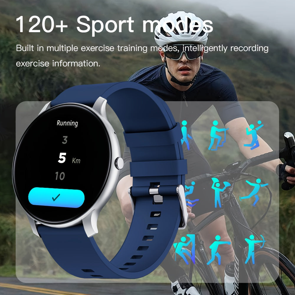 Smart Watch 1.46 Inch HD TFT Display Compatible with Android iOS Sports Tracker Call Notifications Music Control Sedentary Reminder