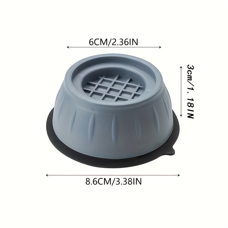 Set of 4 Anti-Vibration Pads for Appliances Noise Reduction Shock Absorption