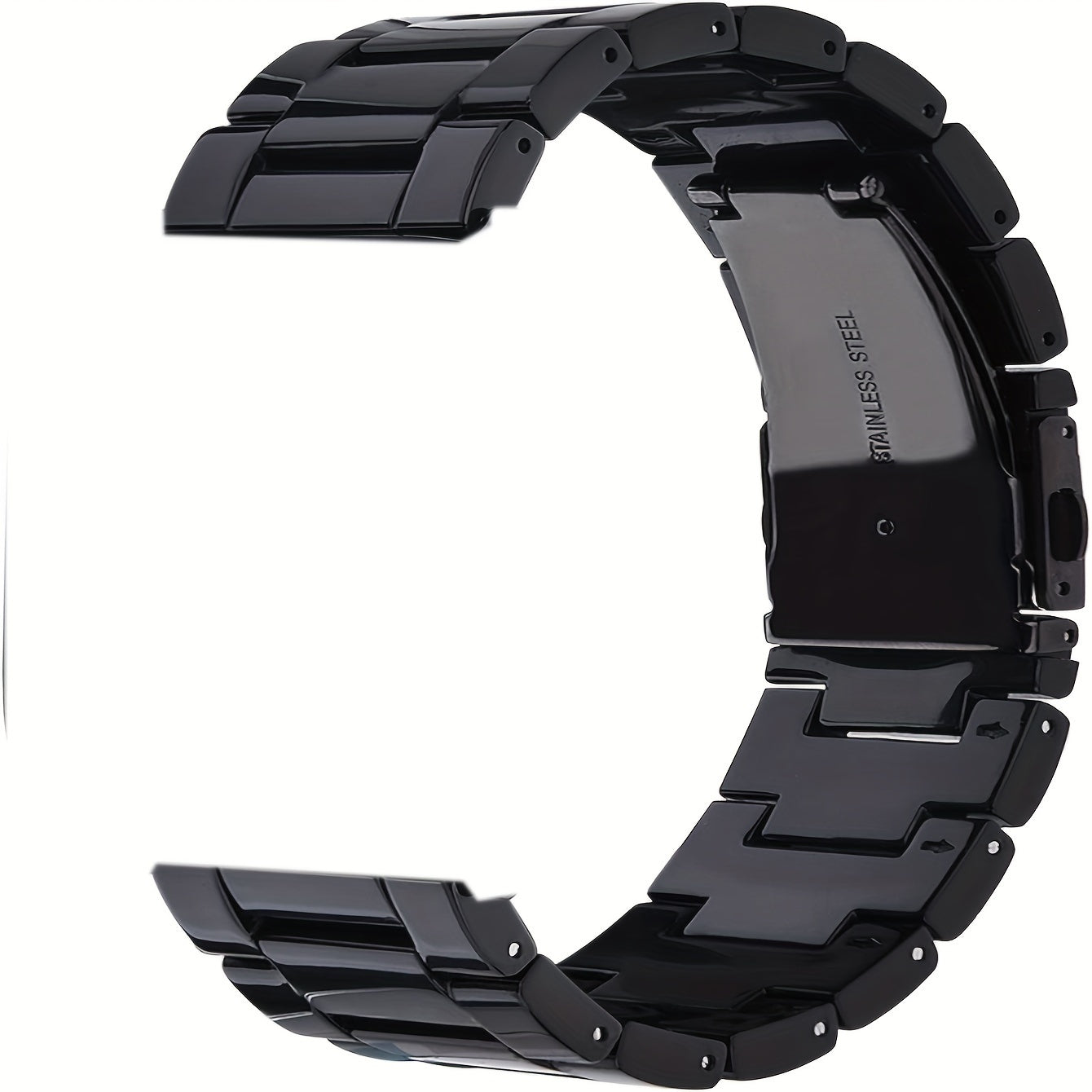 Ivory White Resin Watch Band for iWatch 38mm to 49mm Slim Comfortable