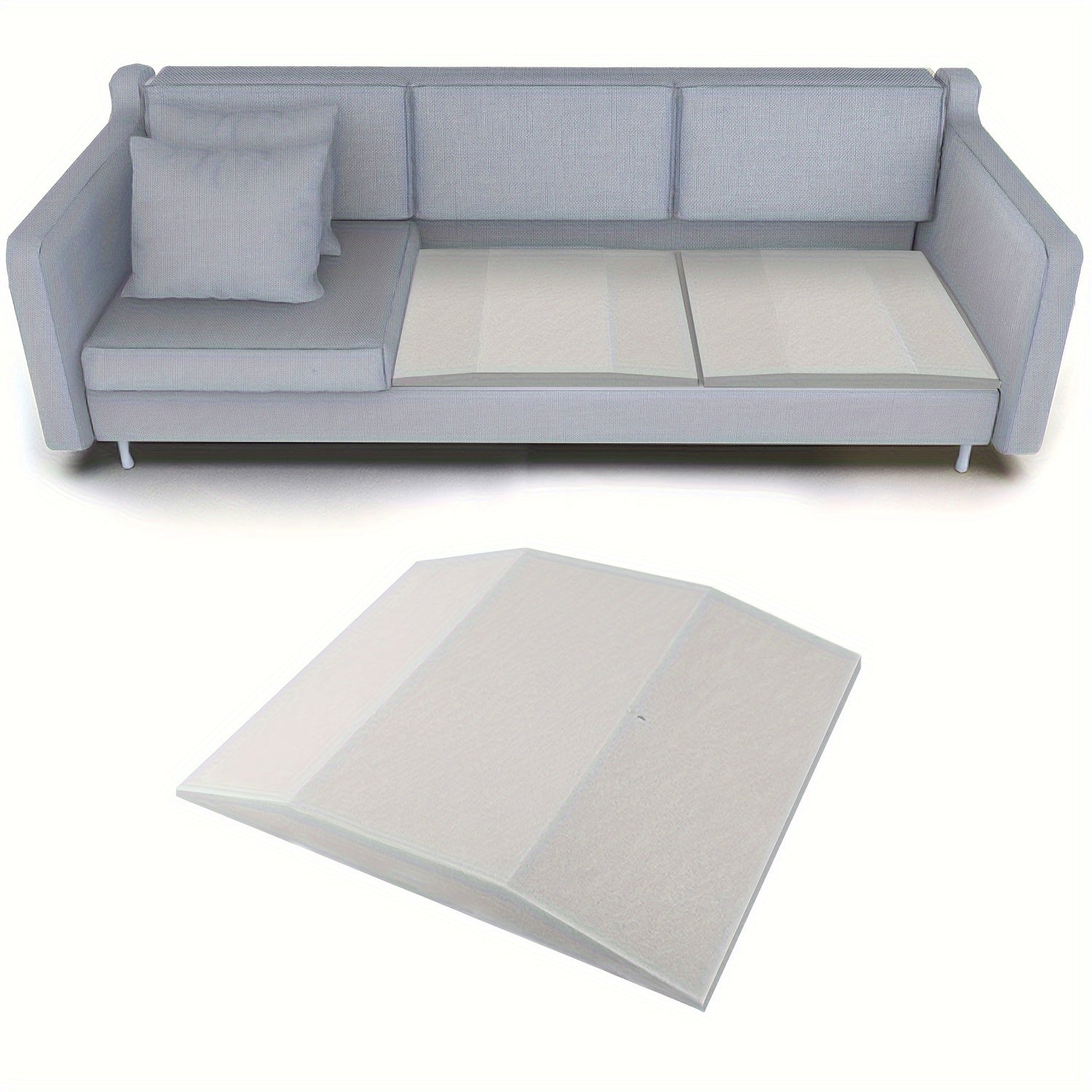 Подушка-опора для диванных подушек из высокоплотной пены 50,8x50,8 см для диванов и кресел-любовников