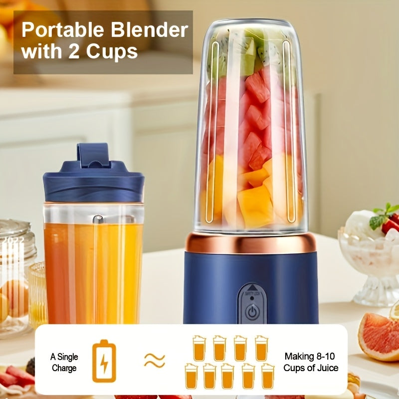Portable Rechargeable Citrus Juicer Cup Food Grade Plastic Travel Juicer